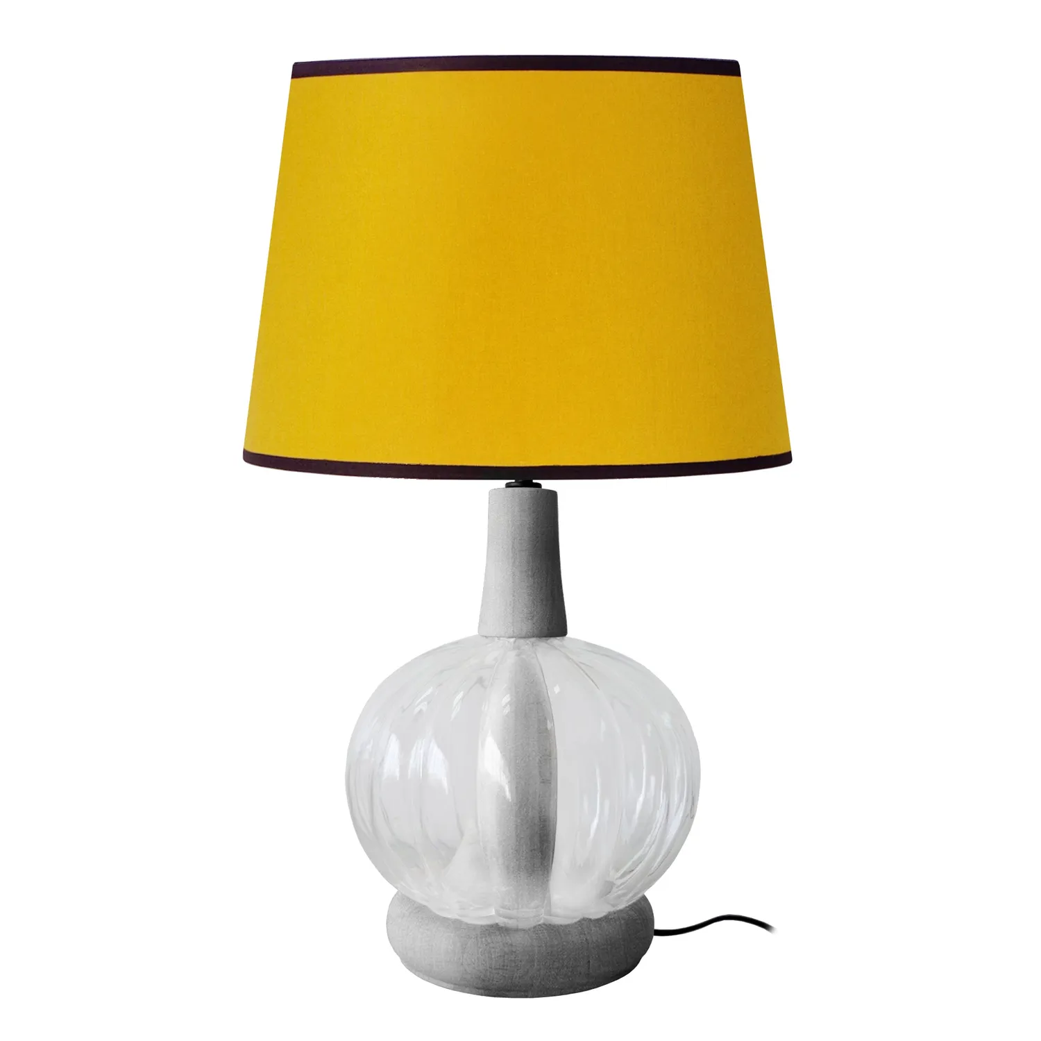 Tosel Marseille lampada da tavolo colonna naturale 55 cm