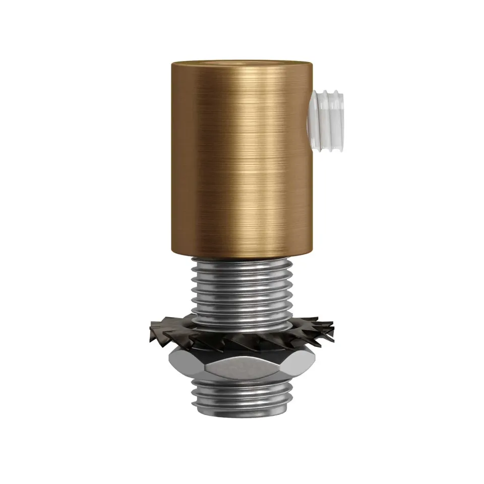 Creative Cables serracavo cilindrico bronzo satinato 2 pezzi