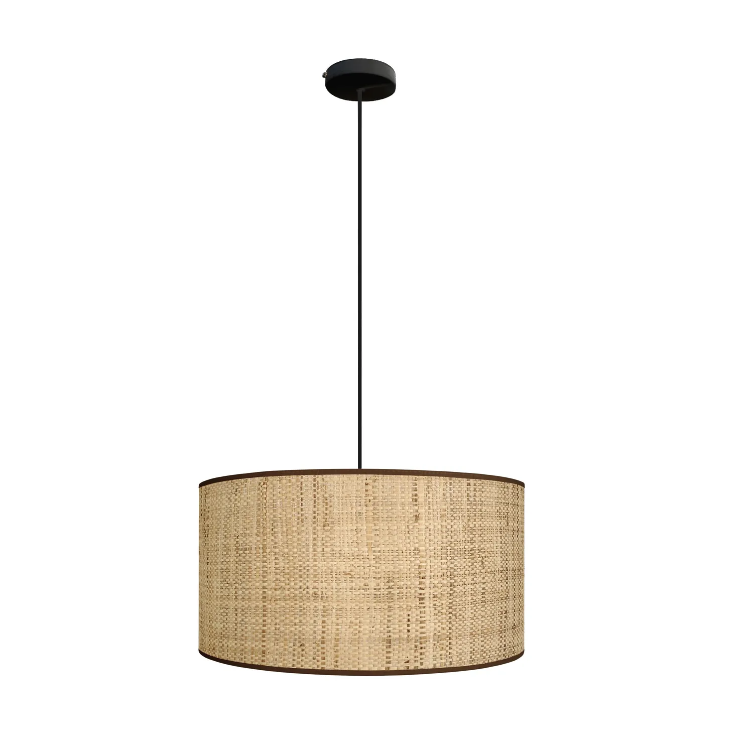 Tosel Cochin sospensione paglia multicolore E27 30cm