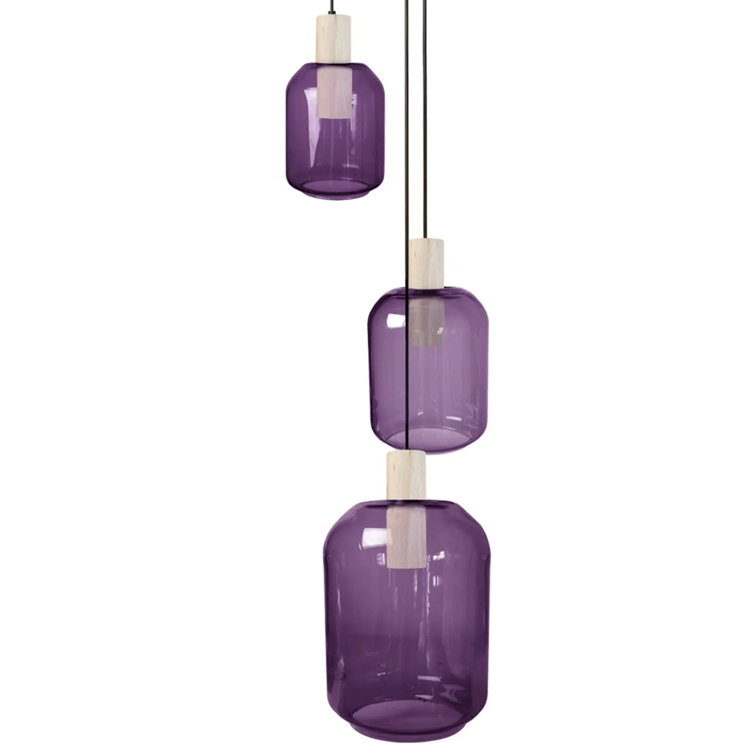 Tosel SVALBARD SMALL lampadario 3 luci E27 tondo