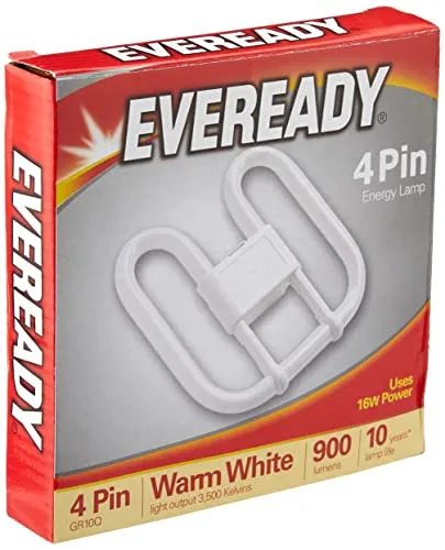 Eveready Lampada Fluorescente 2D GR10q 16W 3500K 1050lm