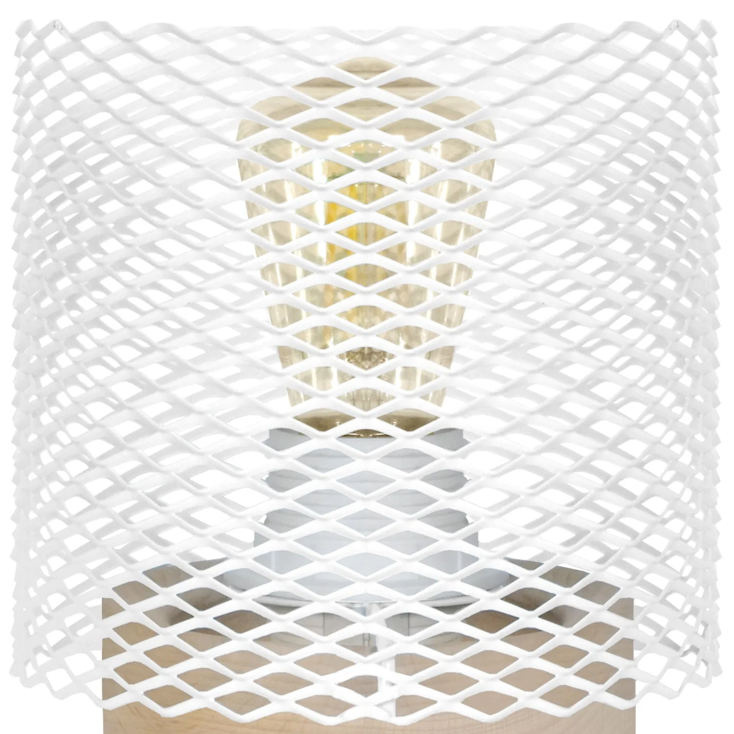 Tosel Adonis mini lampada tavolo bianco 13,5x19,5 cm