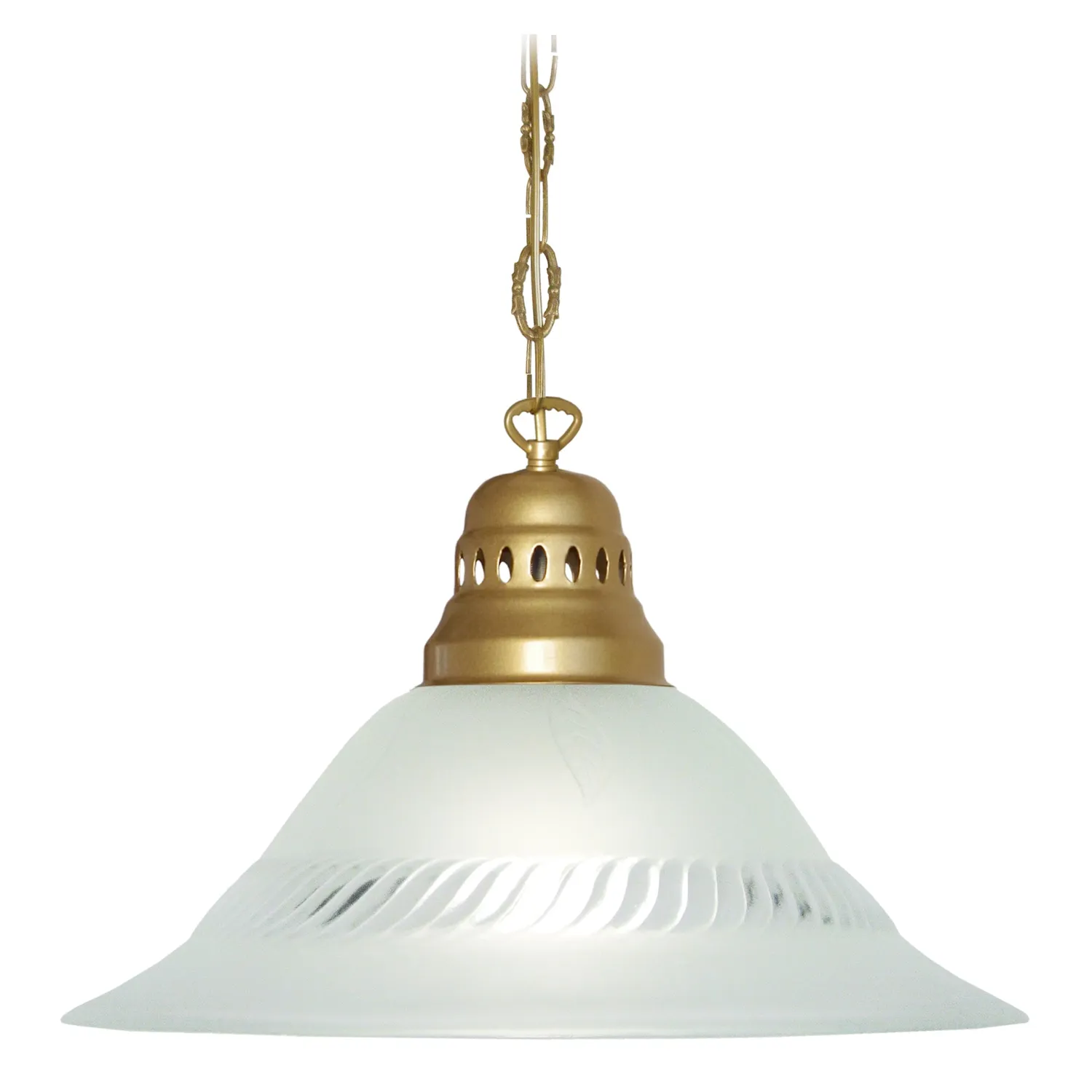 Tosel Classique sospensione vetro 40x100cm ambra