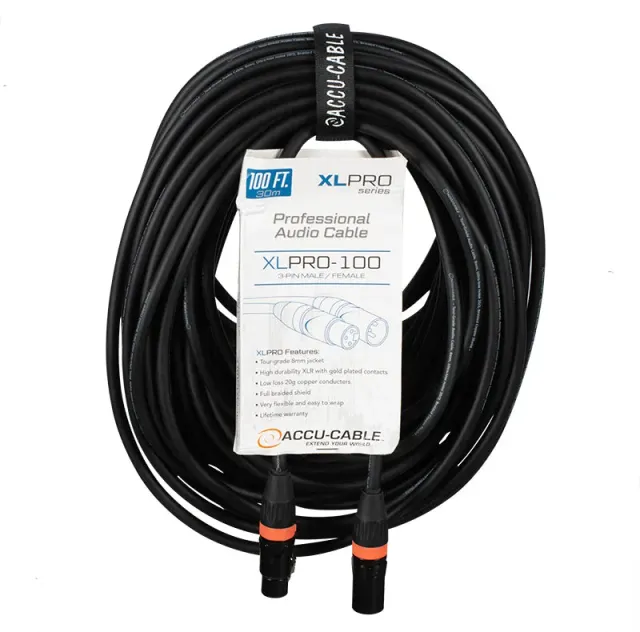 American DJ Accu-Cable XLPRO-100 cavo XLR 30 m
