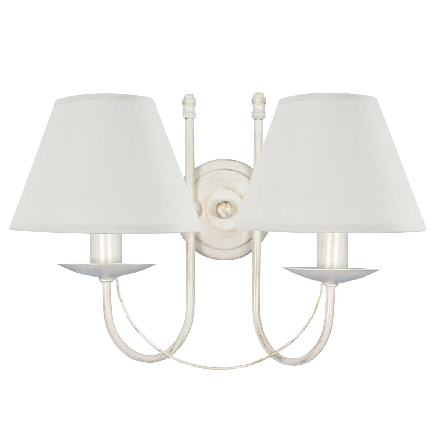 Tosel Provençale doppio braccio applique metallo E14