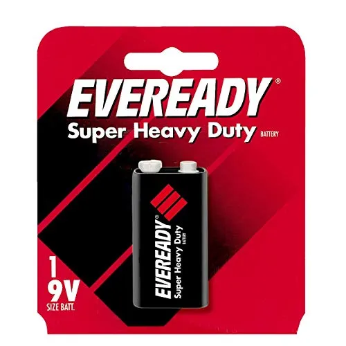 Eveready Super Heavy Duty Batteria 9V Zinco Carbone