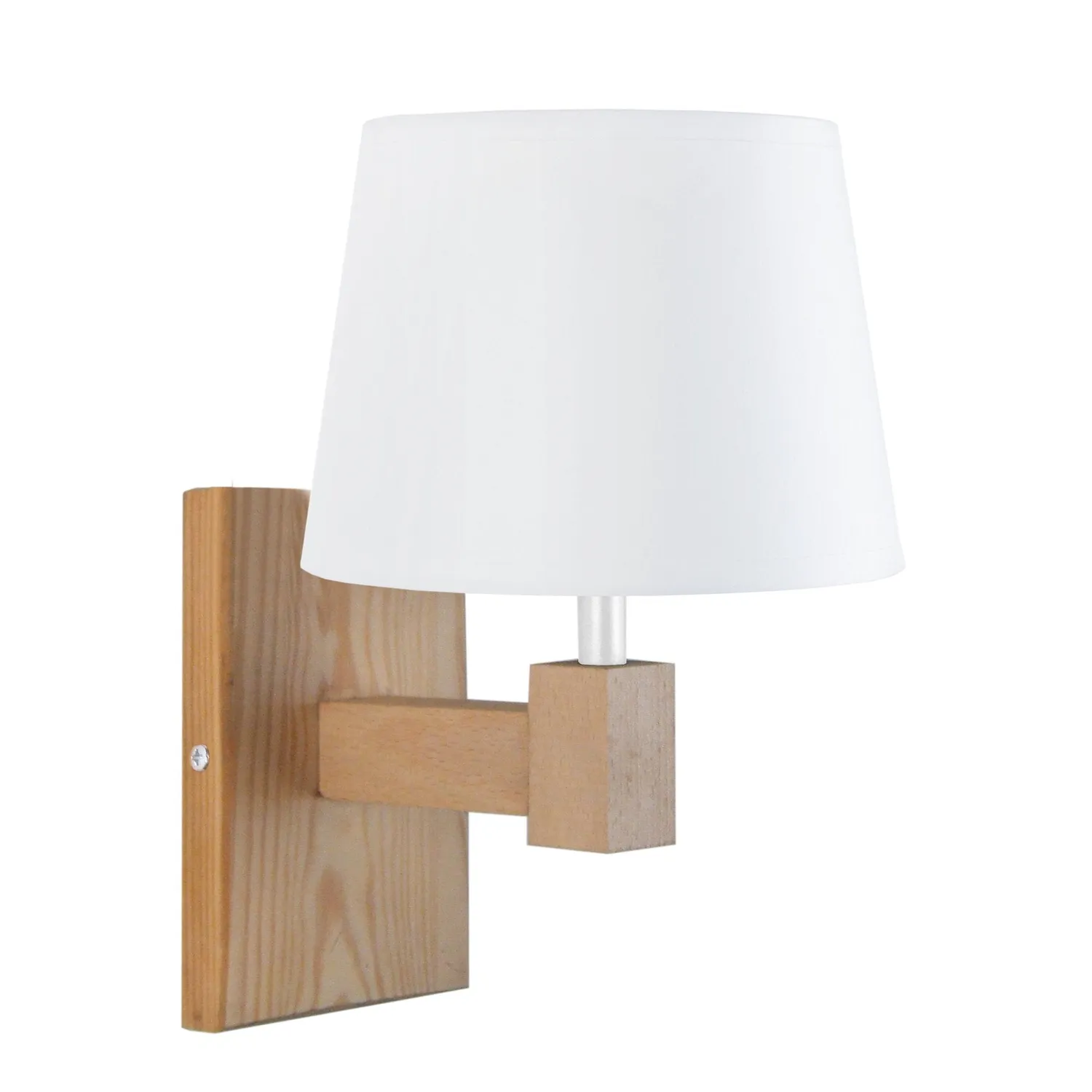 Tosel HOD B applique da parete legno bianco naturale