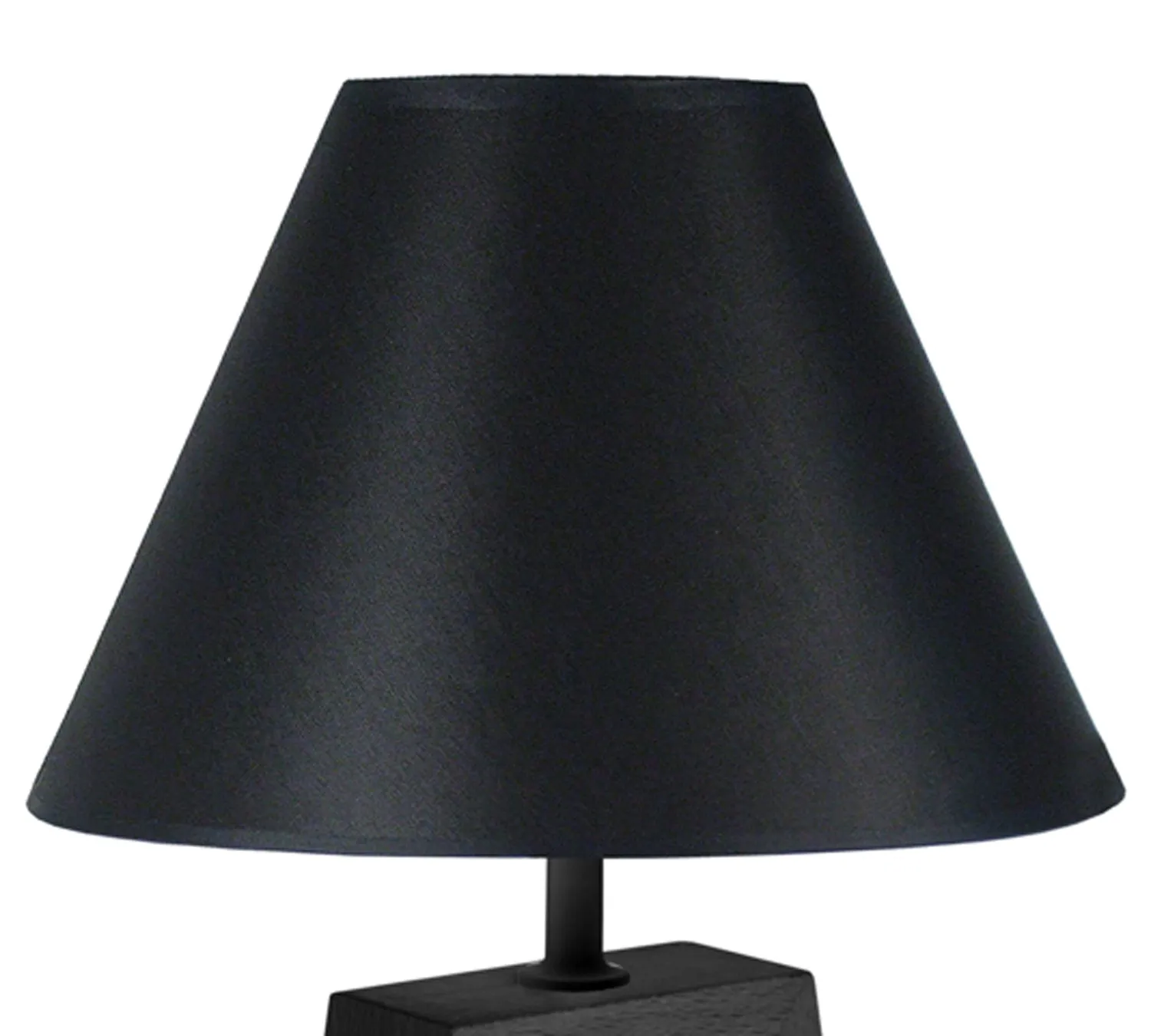 Tosel Mikelli Lampada da Tavolo Triangolo Legno Bianco 22x50 cm