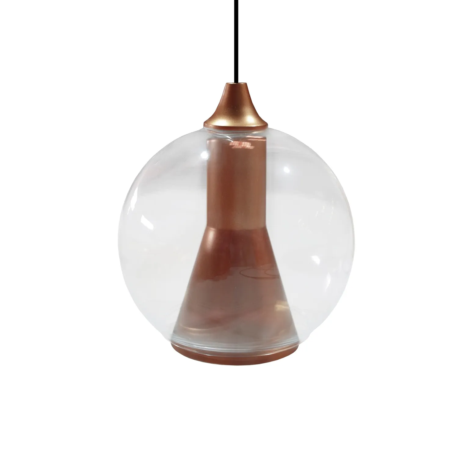 Tosel Oslo lampadario 120 cm cromato vetro
