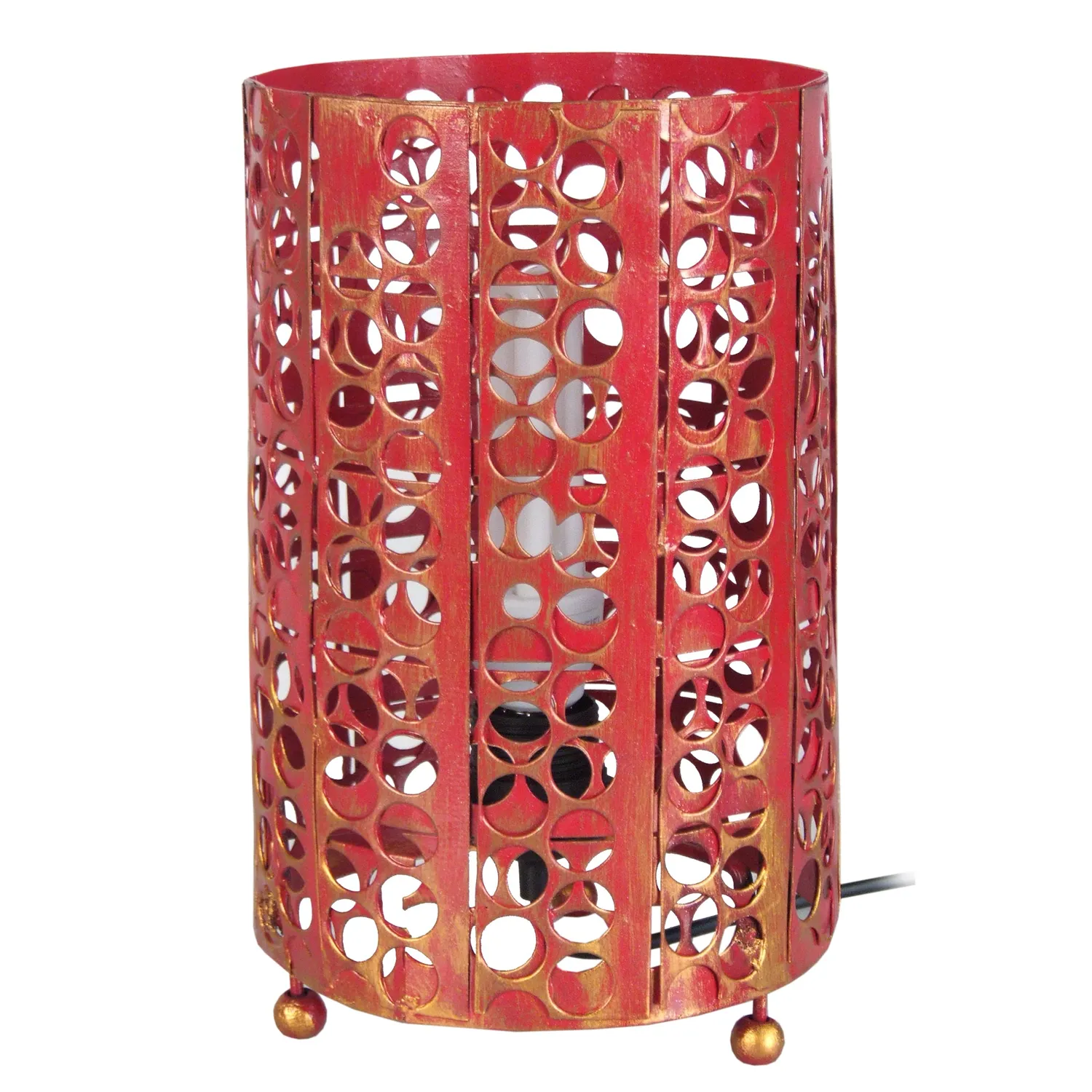 Tosel Zen lampada comodino metallo nera 16x29 cm