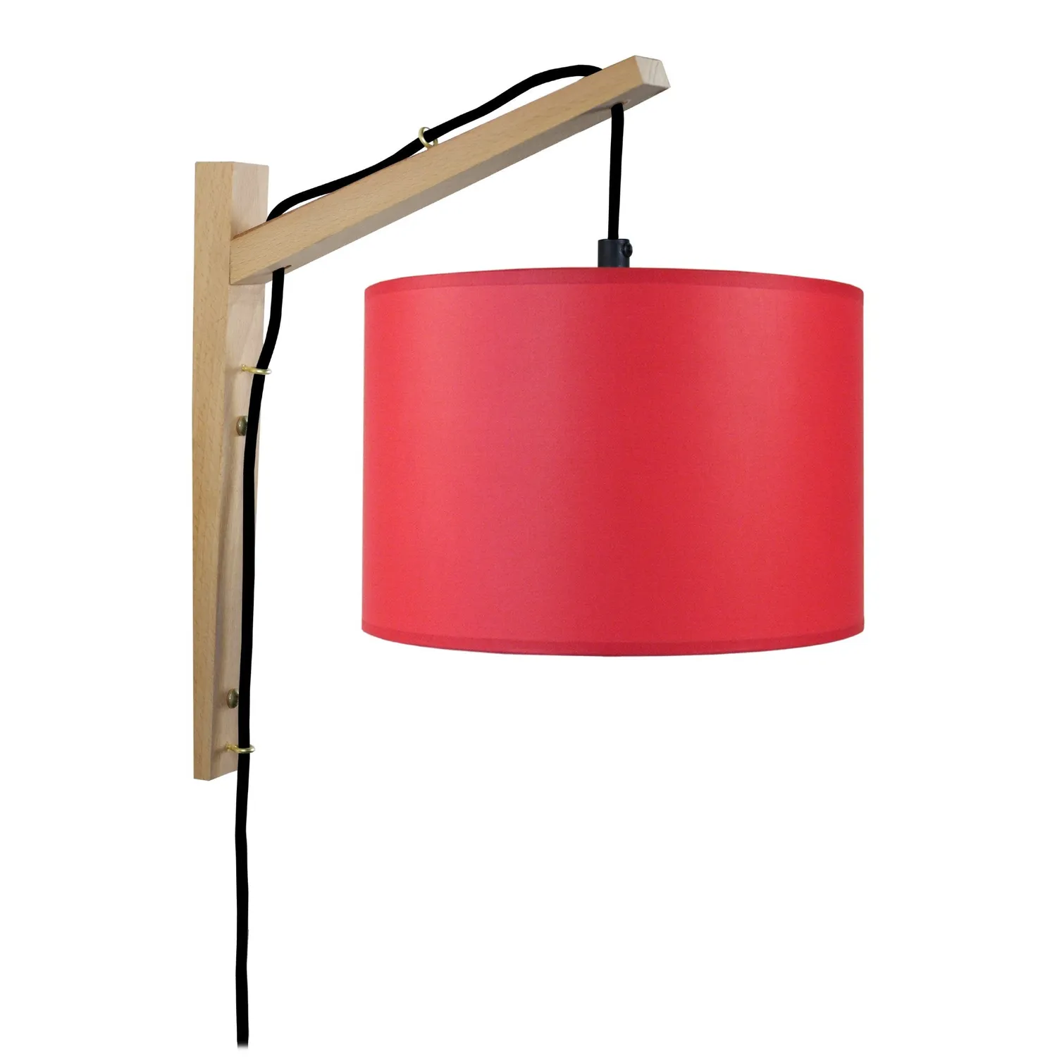 Tosel Kran applique legno naturale ecrù compatta