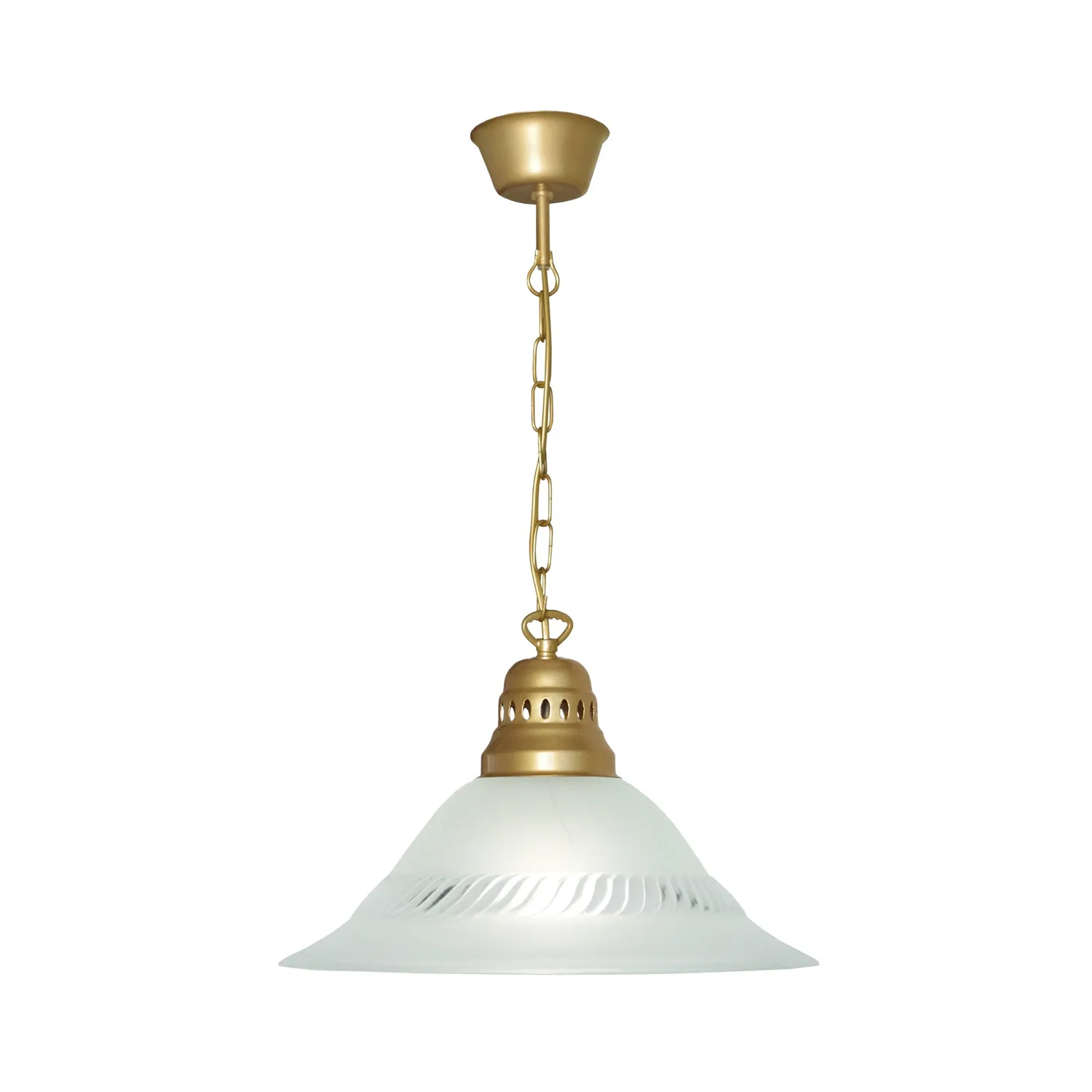 Tosel Classique sospensione vetro 40x100cm ambra