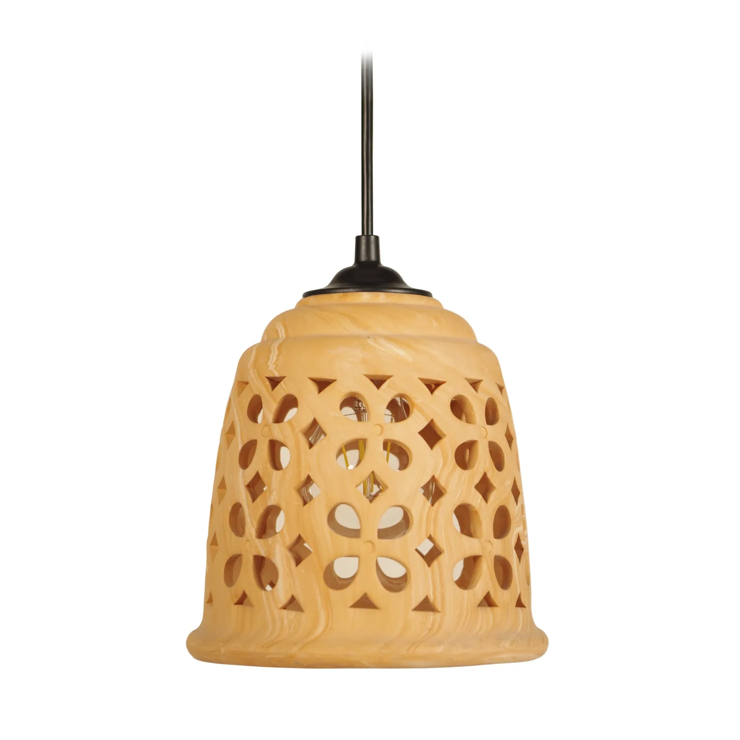 Tosel Loulé sospensione ceramica rossa 15,5 cm