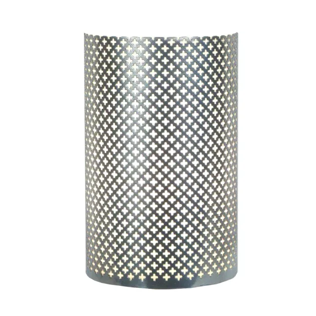 Tosel Stockholm applique metallo 12x20cm bianco E27