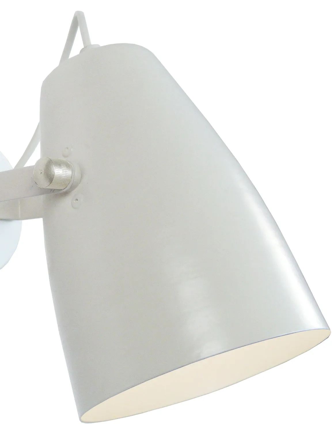 Tosel Larsen applique snodata bianco avorio luce orientabile