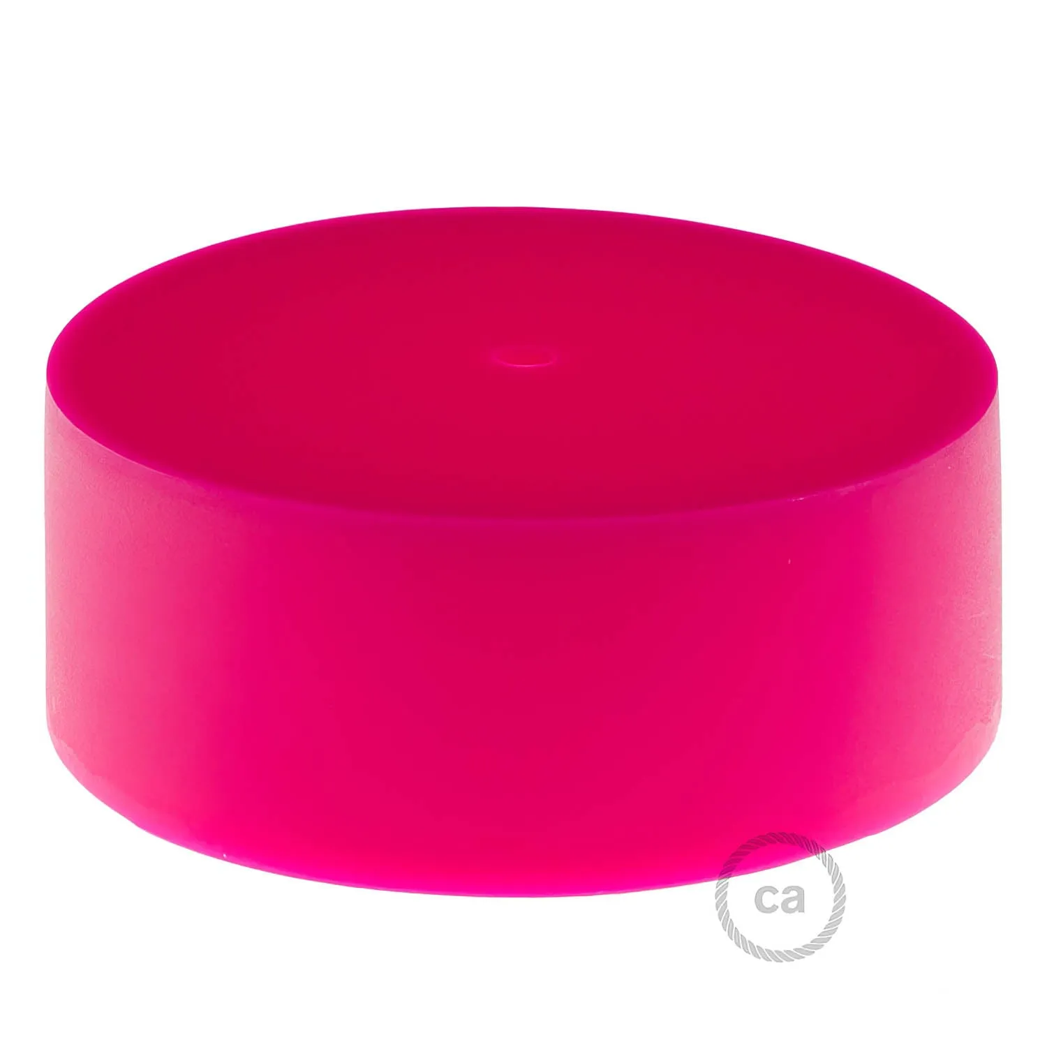 Creative Cables rosone silicone cilindrico fucsia