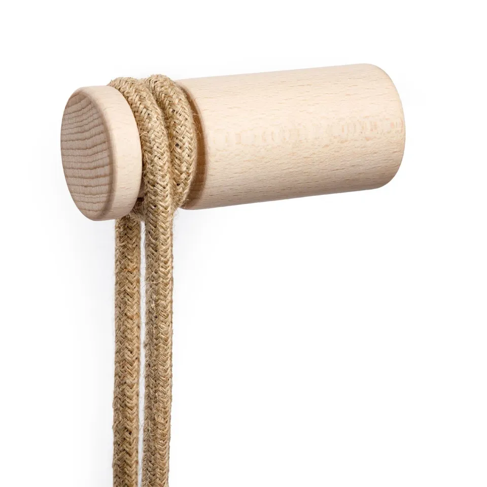 Creative Cables Rolé passacavo parete legno naturale