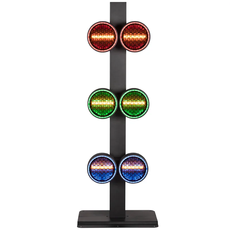 American DJ Flux FX effetto luce LED 3 teste RGB ambra
