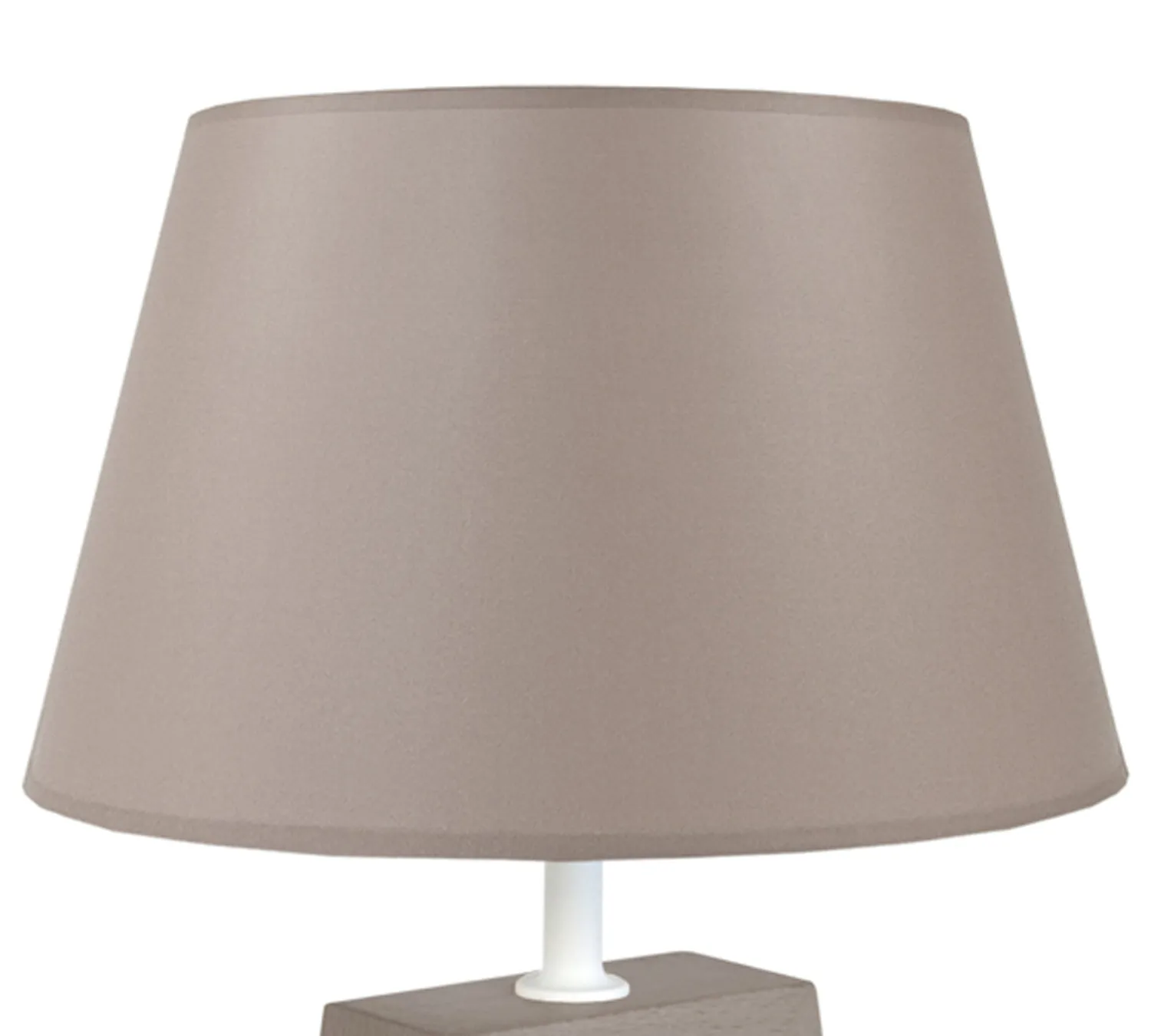 Tosel Mikelli lume da tavolo triangolare bianco 49 cm