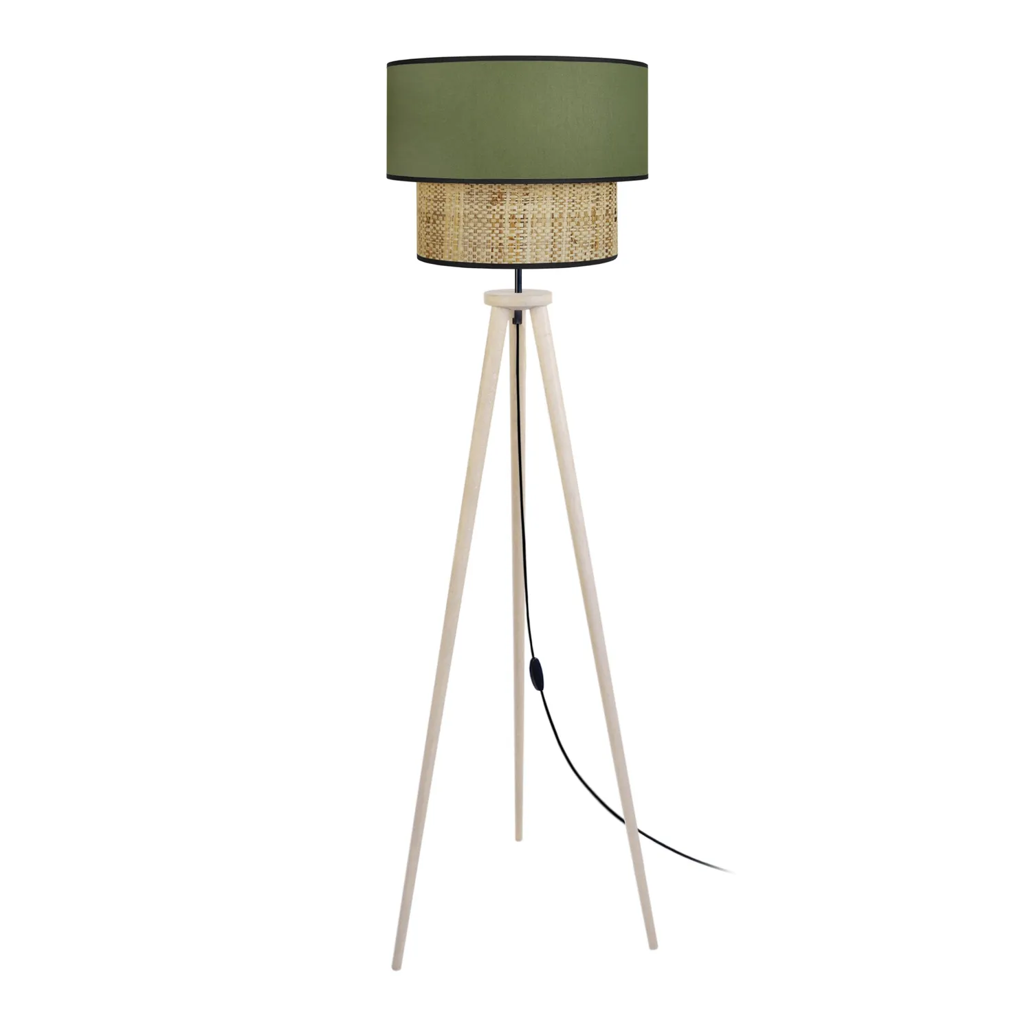Tosel Cochin T piantana treppiede naturale verde 162 cm