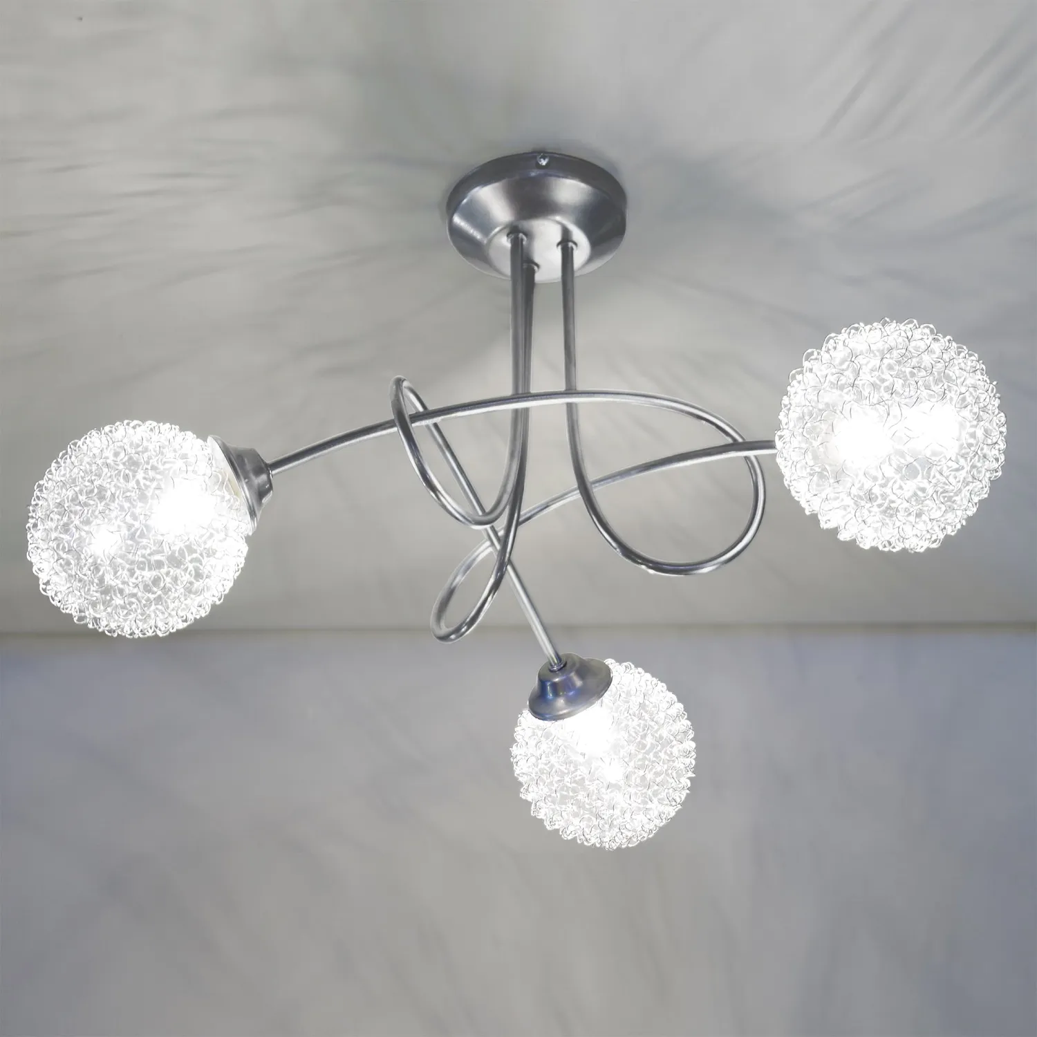 Tosel Actuelle lampadario metallo alluminio 48 cm