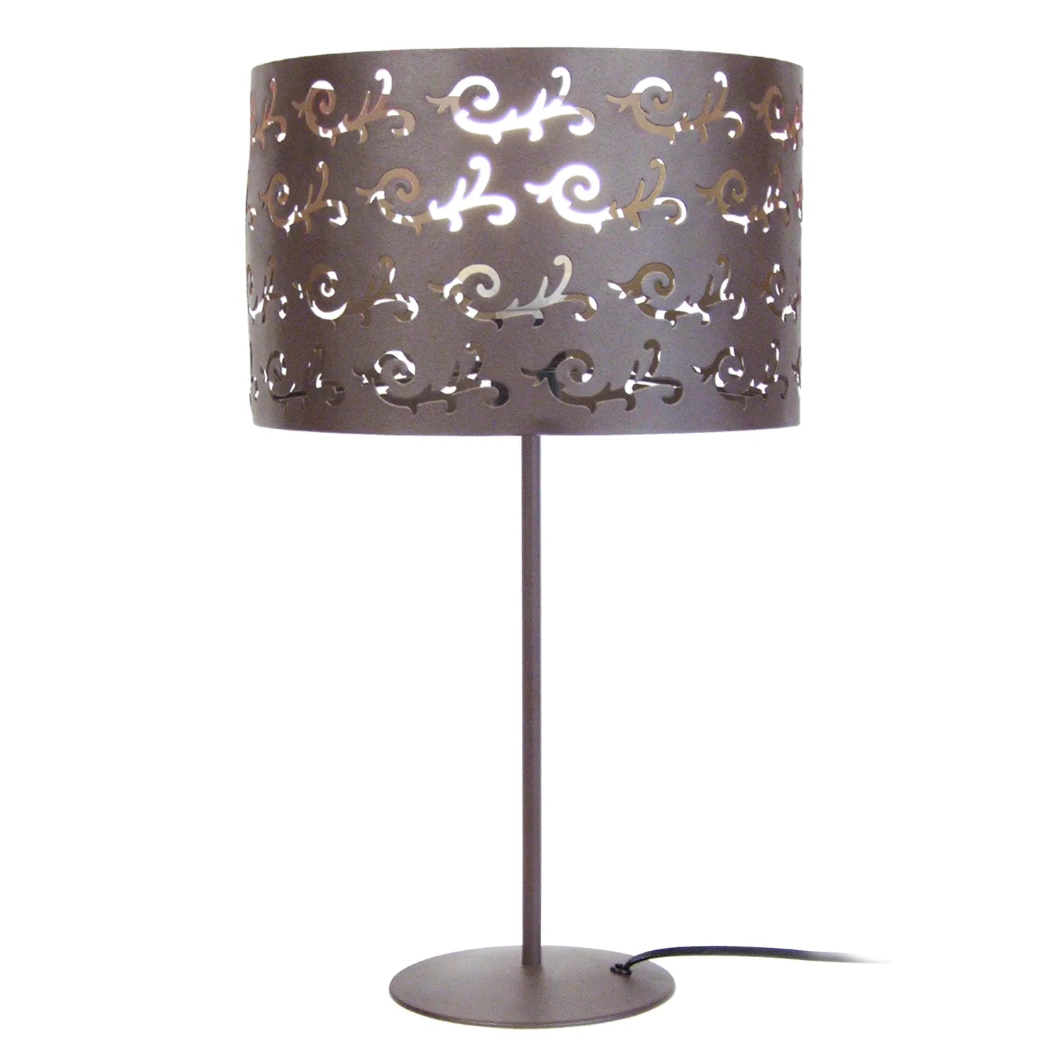Tosel Lys lampada da tavolo alluminio 58 cm metallo