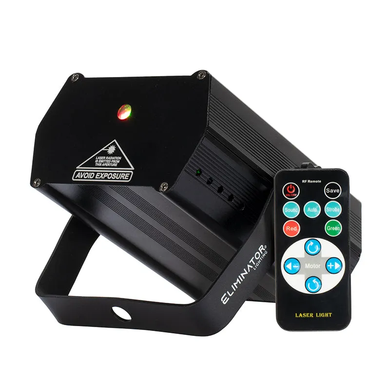 American DJ Micro Galaxian Three laser rosso verde