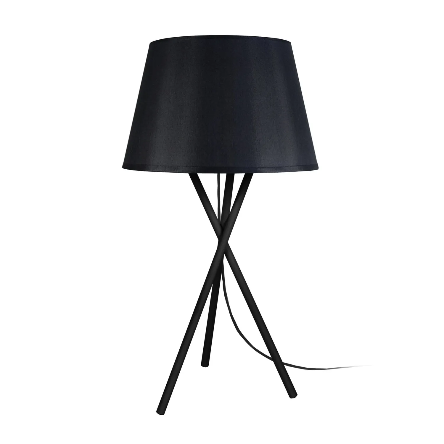 Tosel Midgard lampada tavolo treppiede bianco 41cm E27