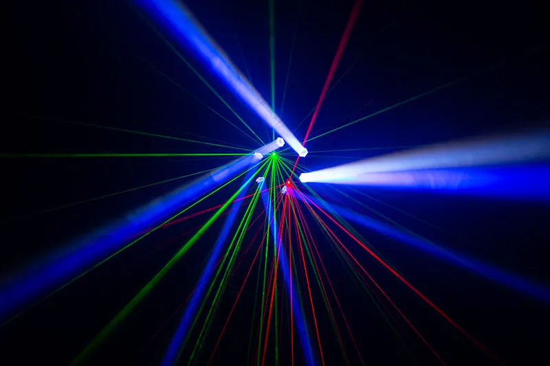 American DJ CenterDroid gioco di luce LED RGBW+laser