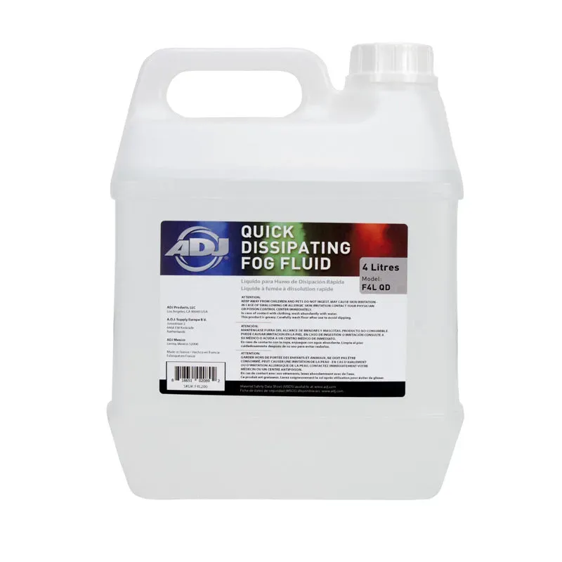 American DJ F4L QD liquido fumo rapida dissipazione 4L