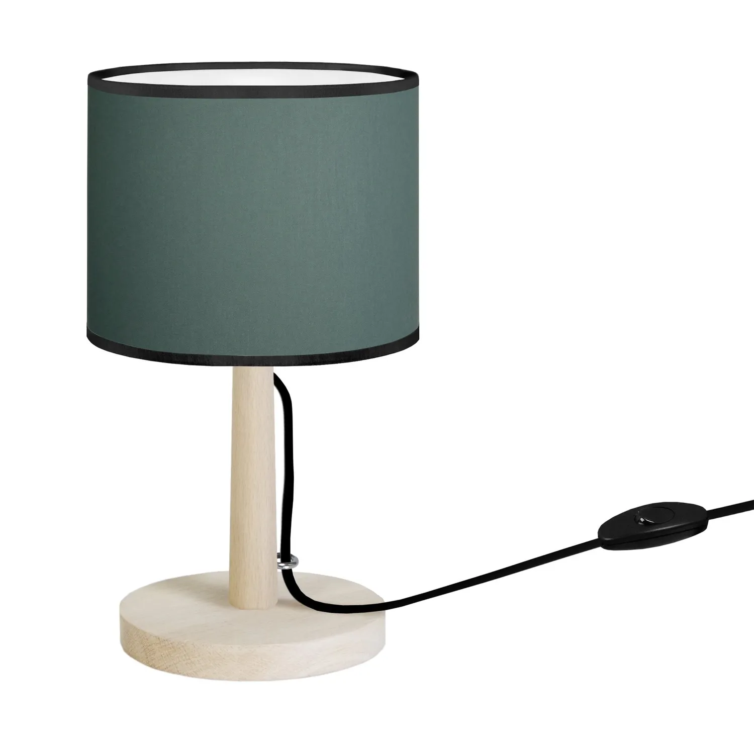 Tosel Mykines lampada comodino 16x28 cm naturale ecru