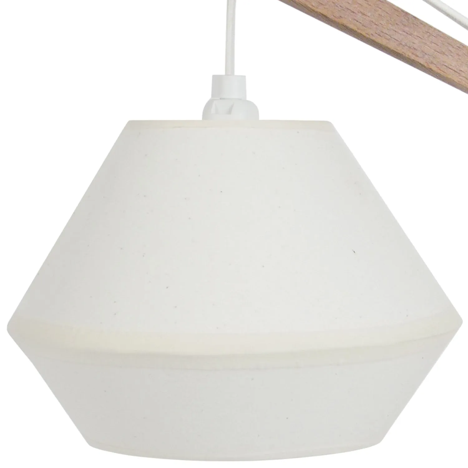 Tosel Belfort Cone lampada da tavolo arco ecru 29x35cm E14