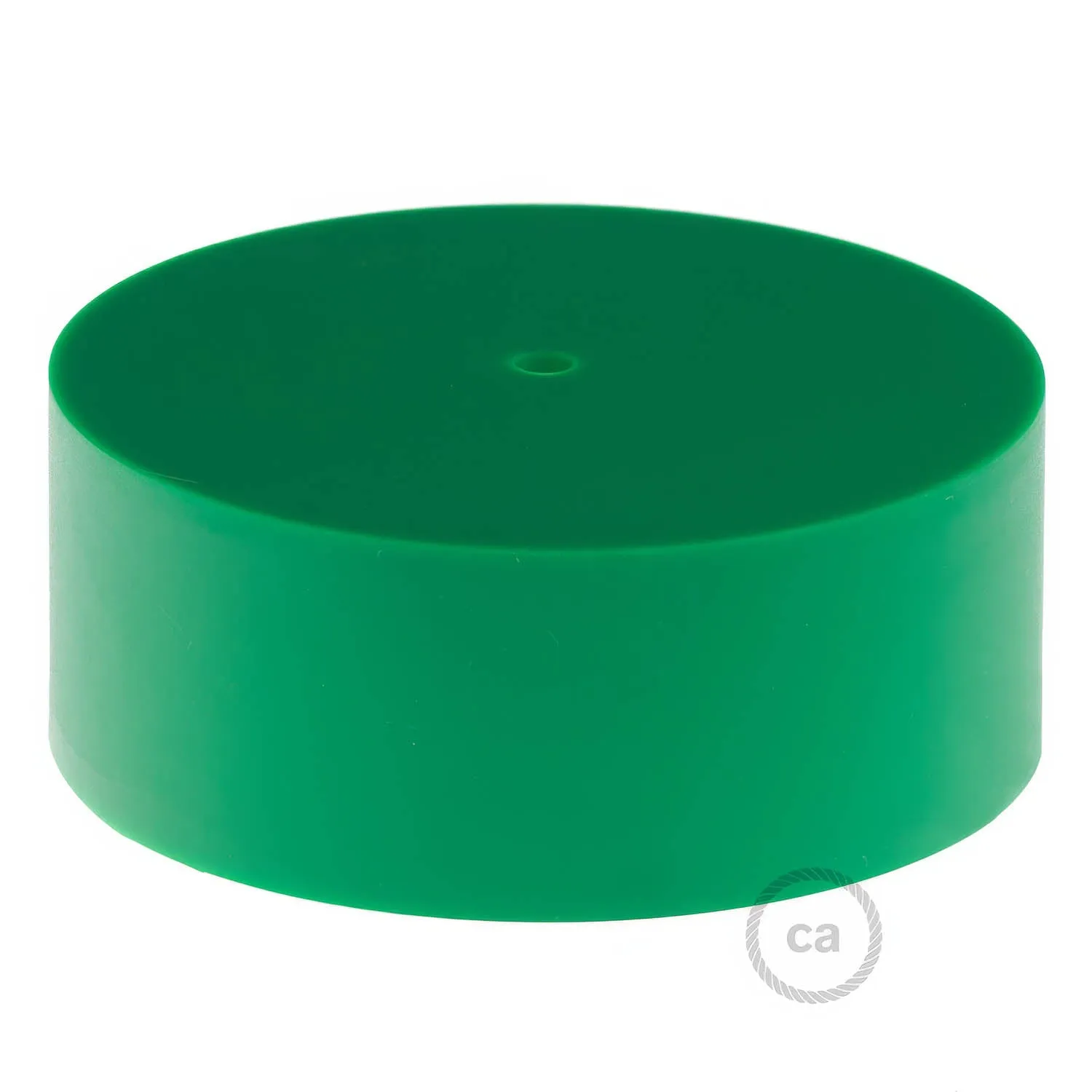 Creative Cables Rosone Silicone Verde 83 mm Sospensione