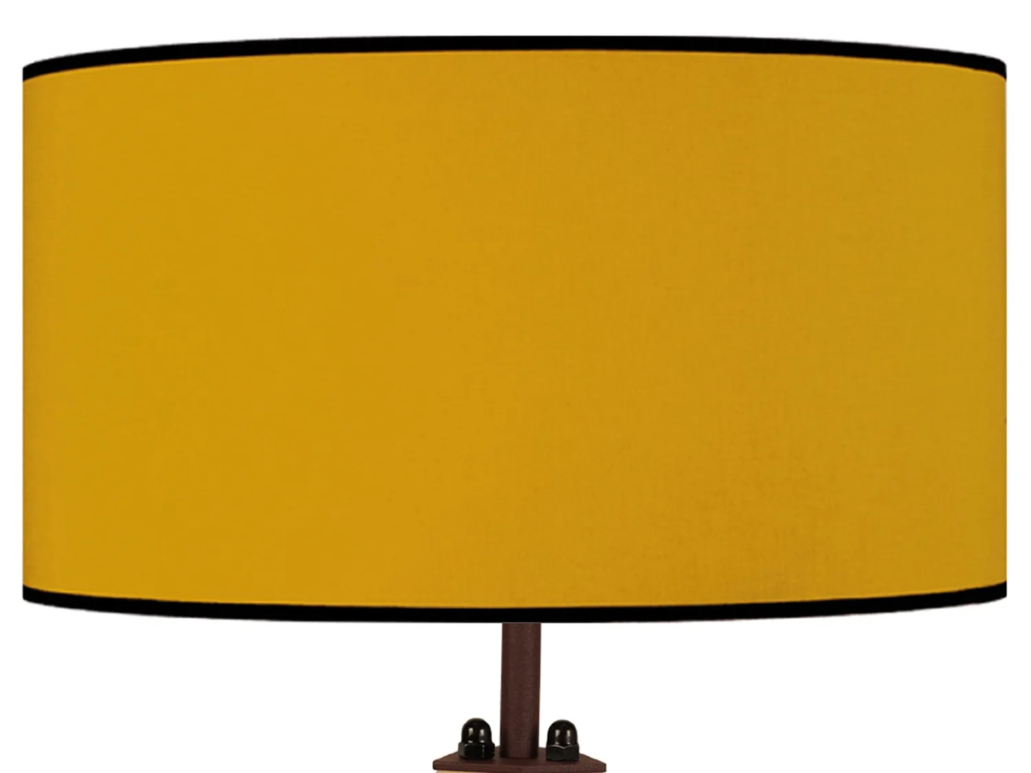 Tosel Cashemire lampada da tavolo treppiede gialla 30x51cm