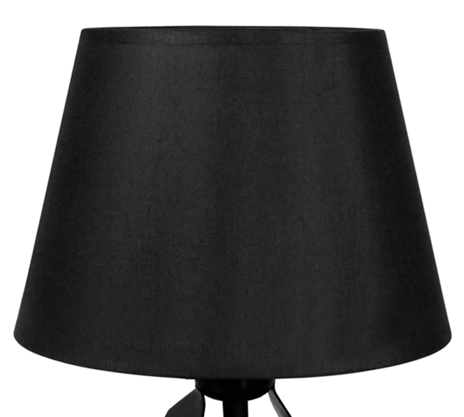 Tosel LUSA lampada tavolo 29 cm nera metallo