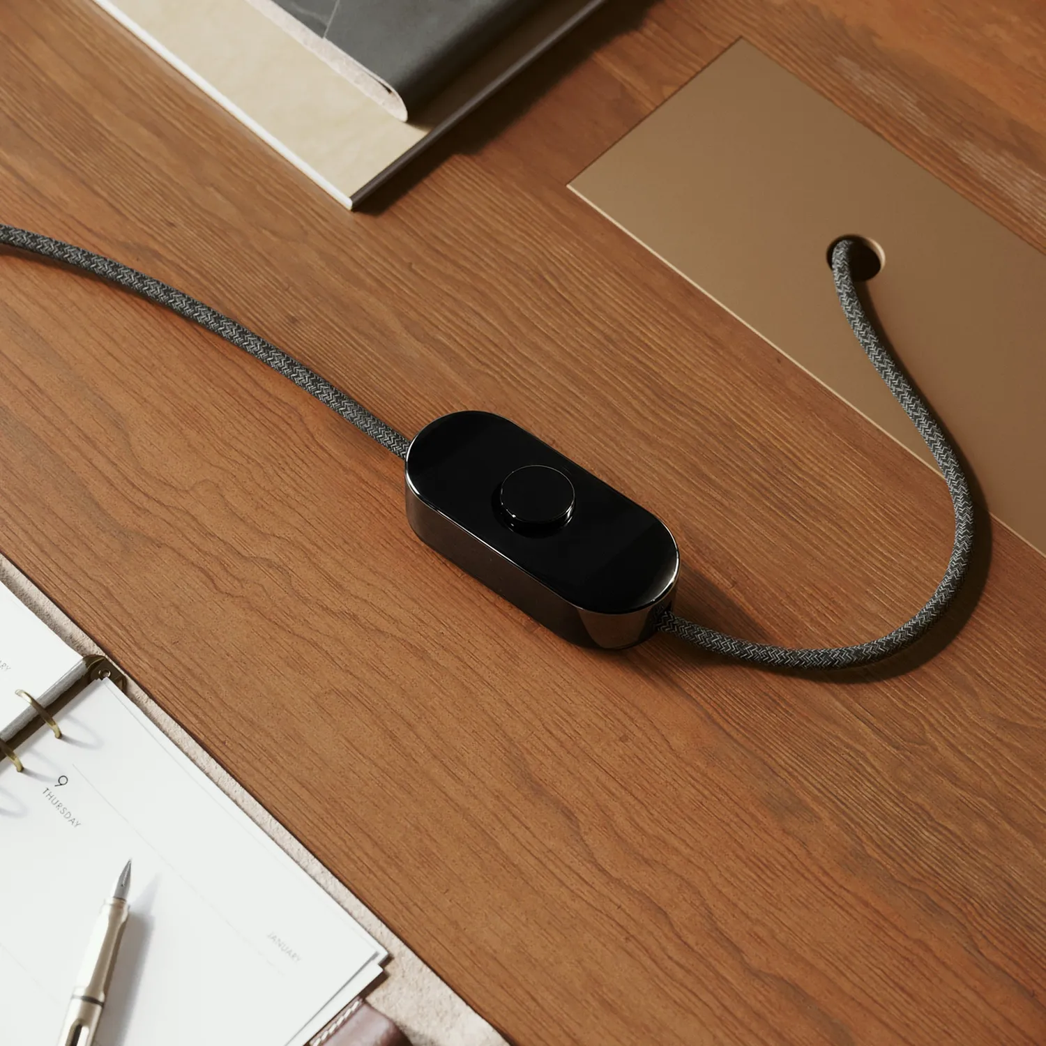 Creative Cables Dimmer universale Castiglioni nero LED 100W
