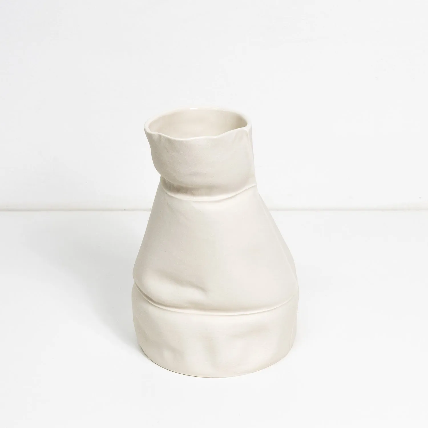 Souda Kawa Vase 16 vaso porcellana bianco