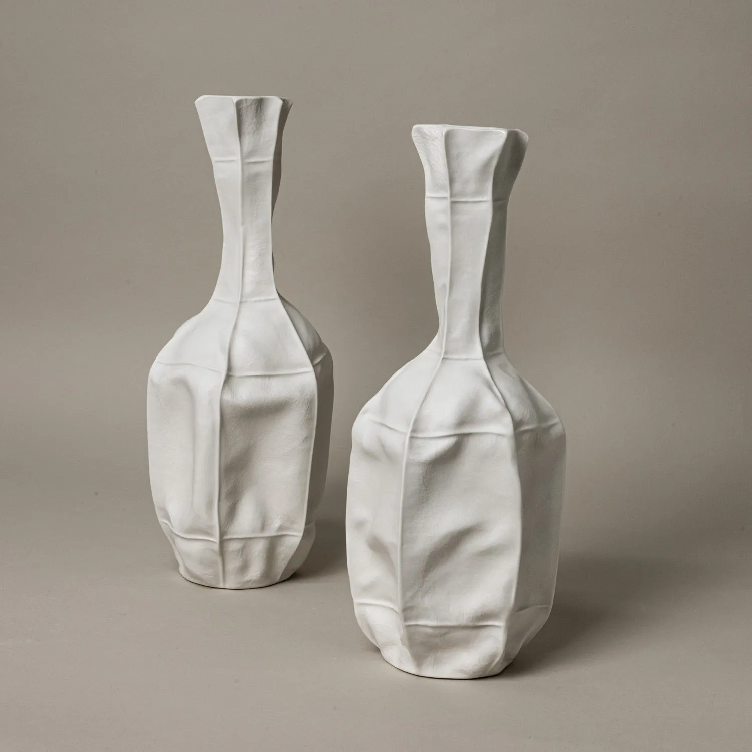 Souda Kawa Vase 12 vaso porcellana bianco