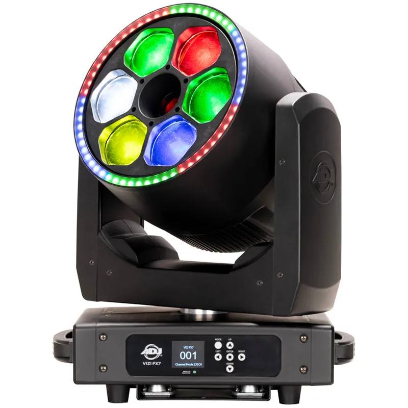 American DJ Vizi FX7 testa mobile beam wash 4 effetti