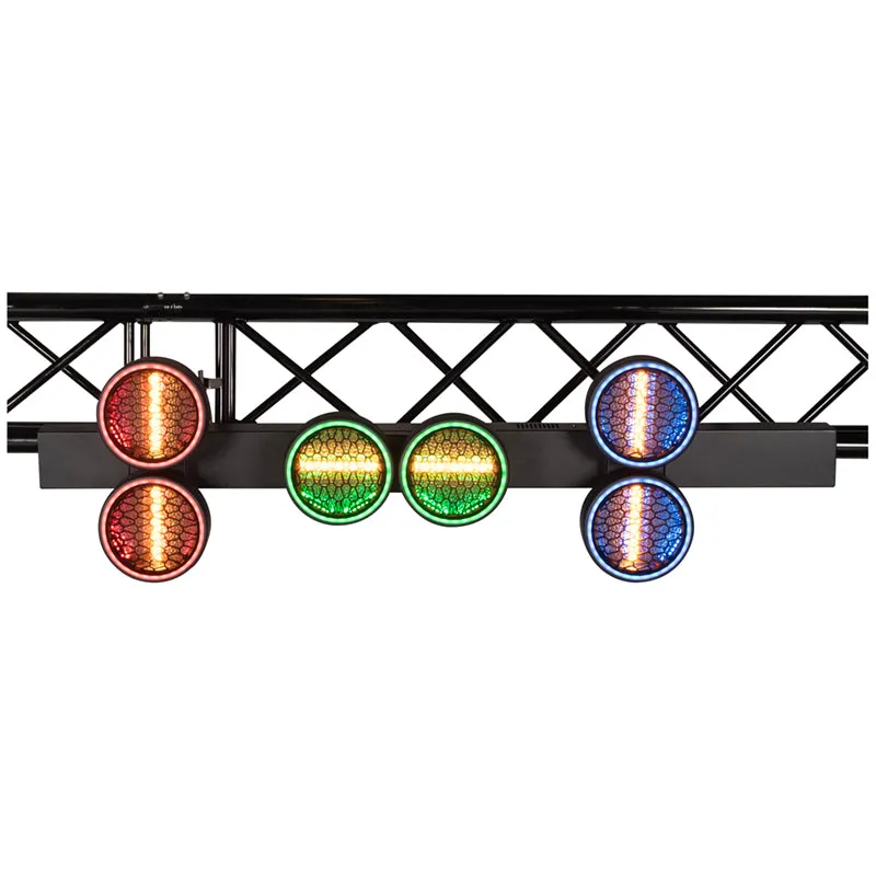 American DJ Flux FX effetto luce LED 3 teste RGB ambra