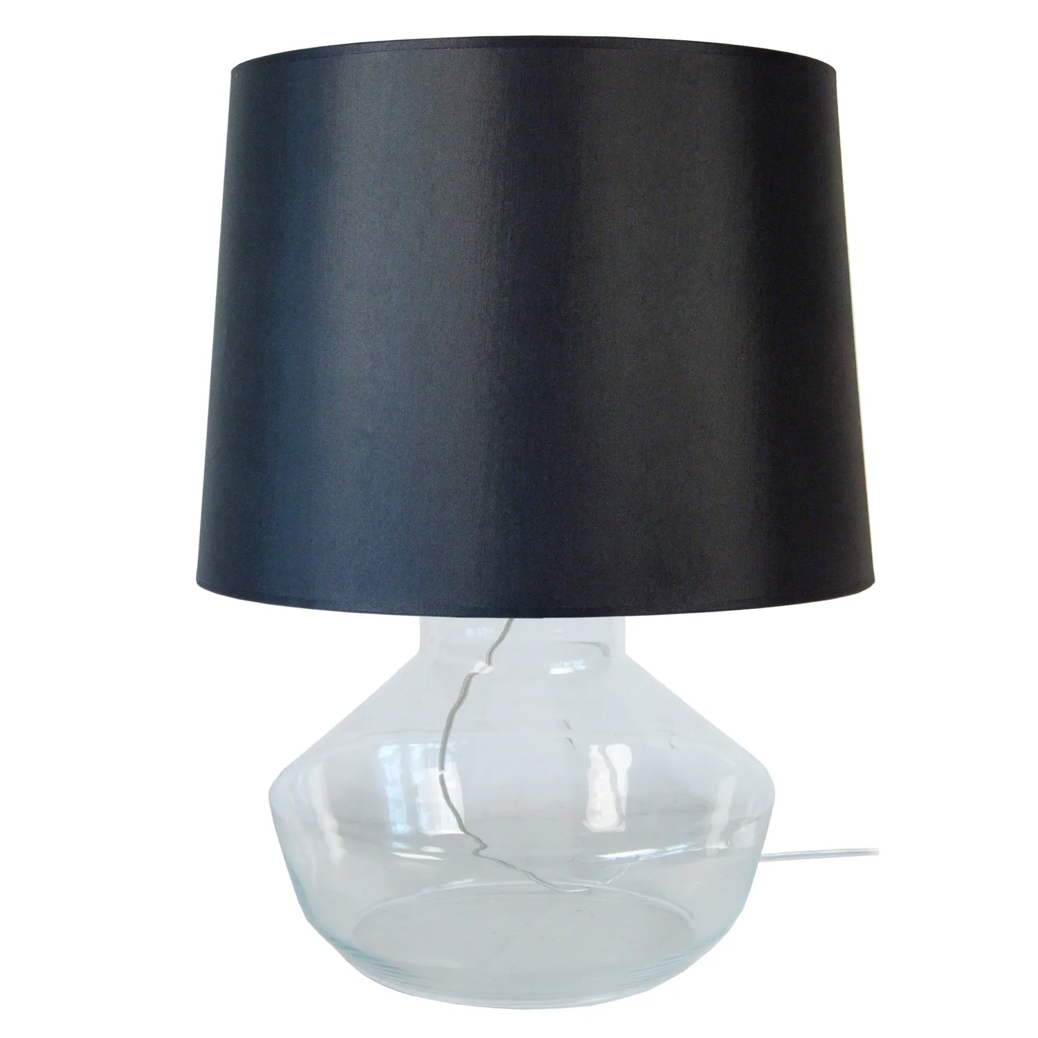 Tosel Espoo lampada tavolo vetro 40cm oro bianco