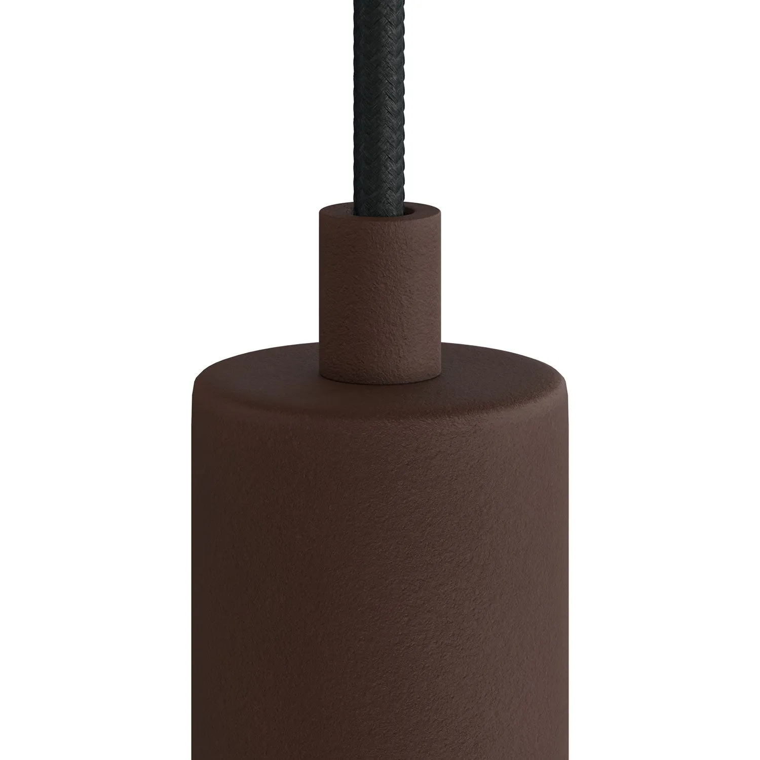 Creative Cables serracavo cilindrico metallo ruggine scura 2 pezzi