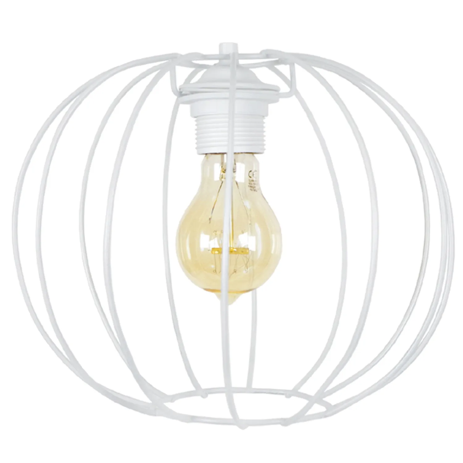 Tosel Asolo Lady Ufo lampadario 45 cm bianco metallo