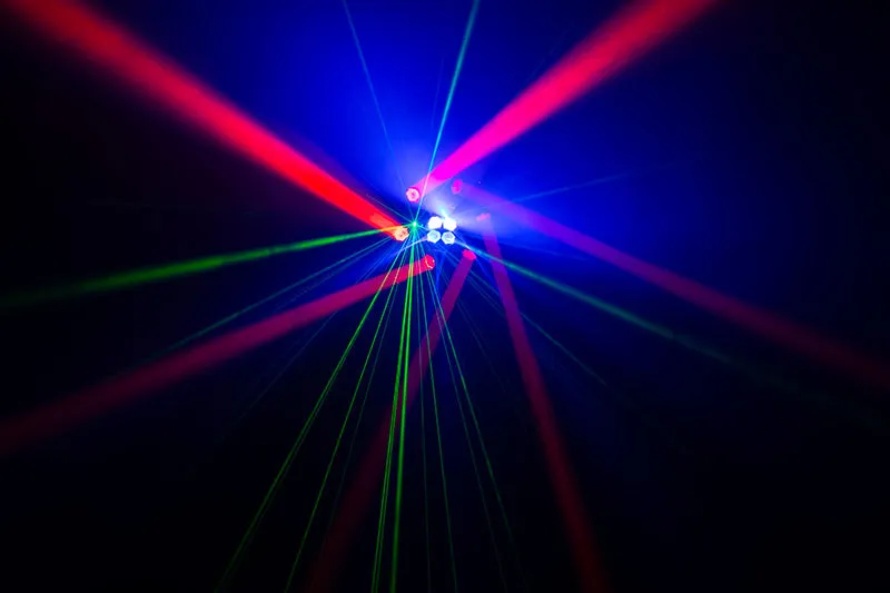 American DJ CenterDroid gioco di luce LED RGBW+laser