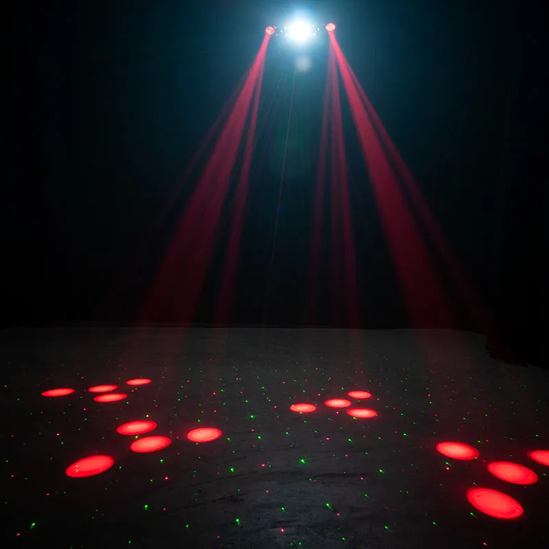 American DJ Furious Five RG effetto luce LED 5 in 1 rosso verde
