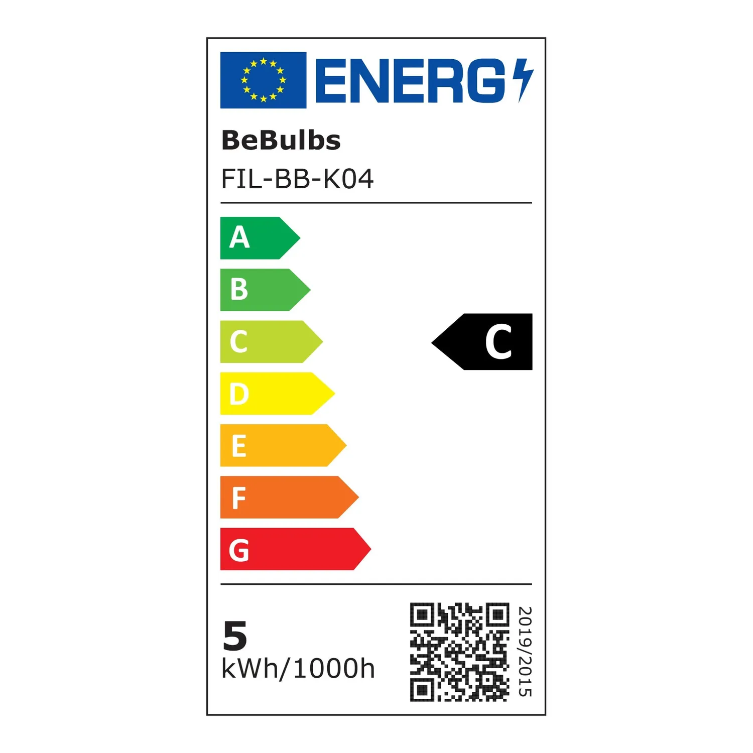 Creative Cables Talia G125 lampadina LED nera E27 dimmerabile