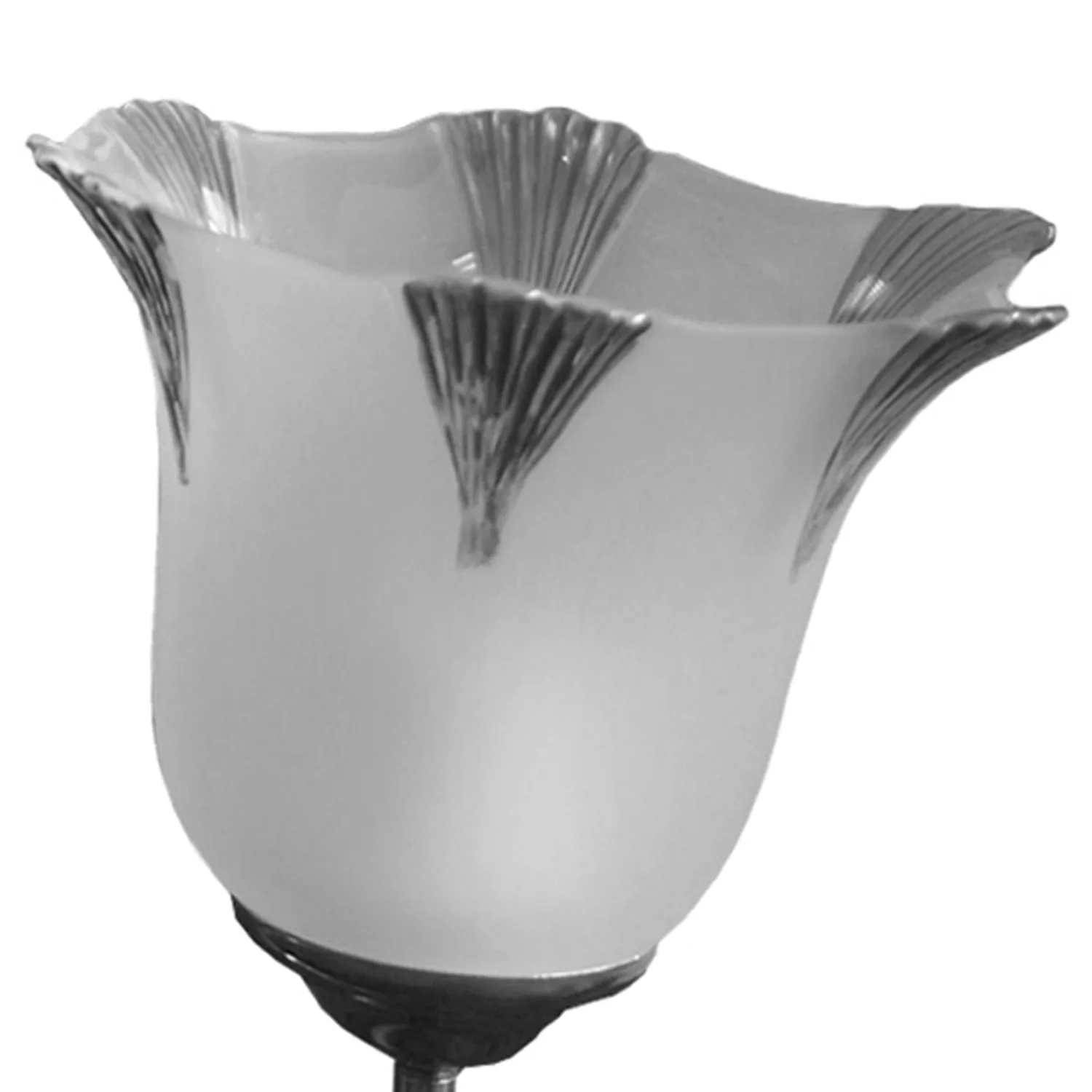 Tosel Brussels applique vetro cromo 23,5x15 cm E27
