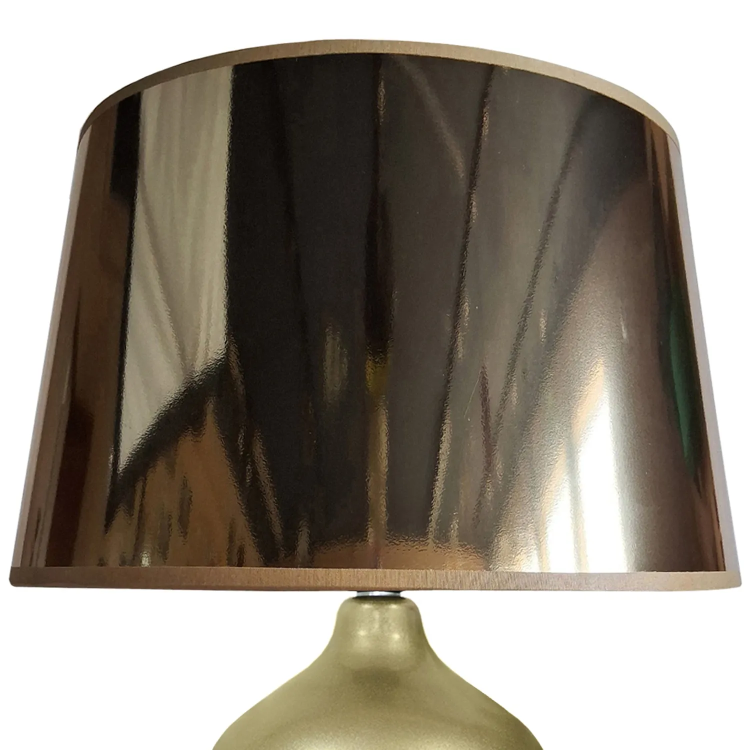 Tosel Falkirk lampada tavolo cromata 51 cm vetro