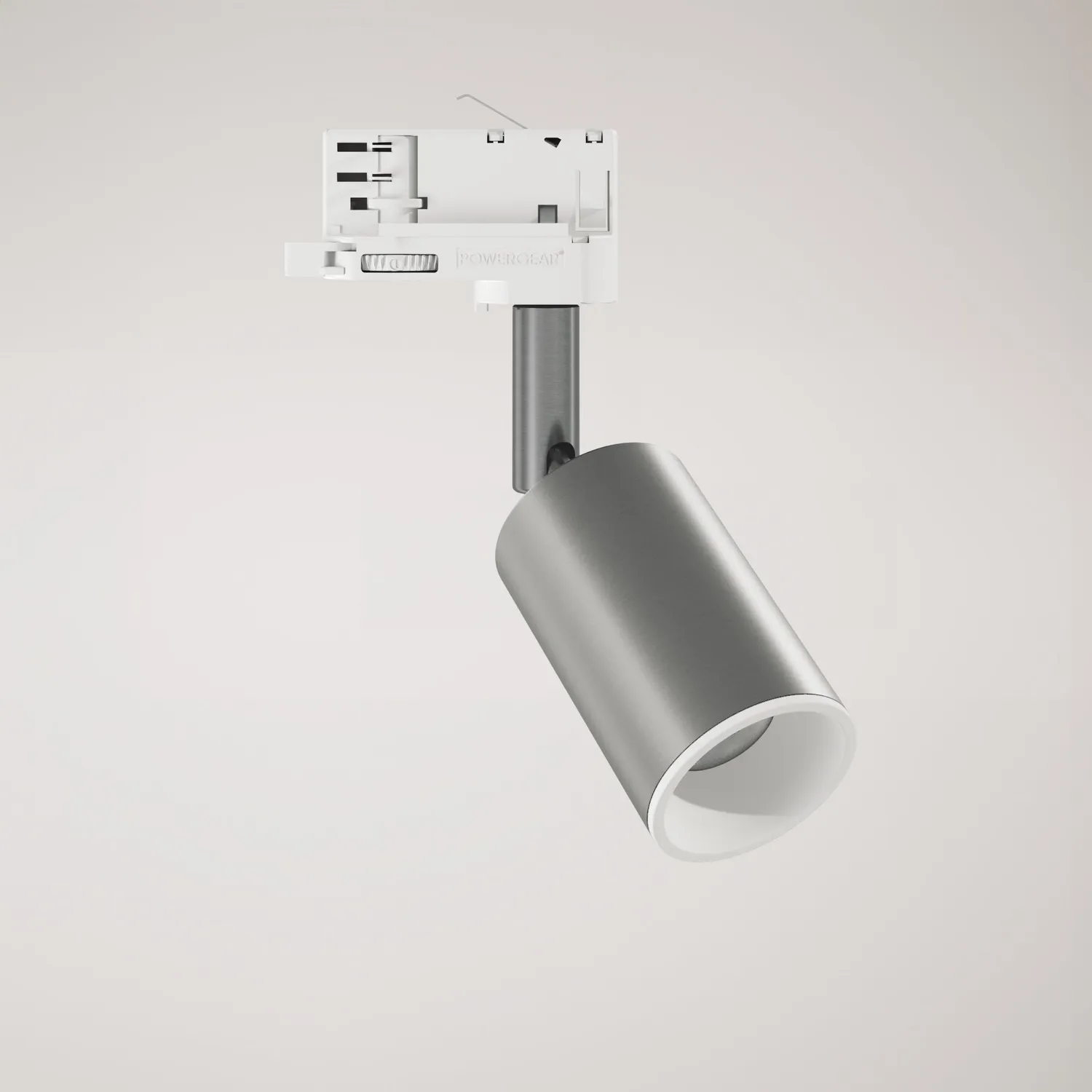 Creative Cables Bispot faretto binario titanio con lampadina