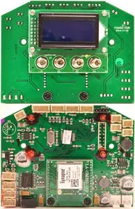 American DJ 7PZ IP Y3232601-02B display PCB originale